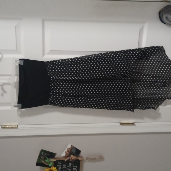 Strapless dress with high low hem - Picture 1 of 4